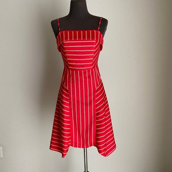 Banana Republic Dresses & Skirts - Banana Republic sz 0 spaghetti strap fit & flare 50’s vintage inspired casual dr